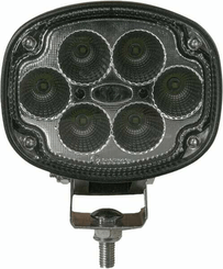 Pièces agricoles - Eclairage - Phare de travail LED, 30 W, 3000 lm, ovale, Kramp