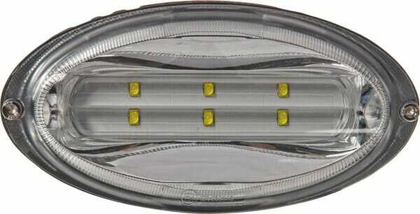 Pièces agricoles - Eclairage - Phare de travail LED, 30 W, 2400 lm, ovale, Kramp