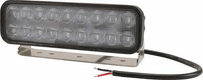 Phare de travail LED rectangulaire 54W 3960lm, 10/30V, 180x55x38mm, faisceau large, Kramp