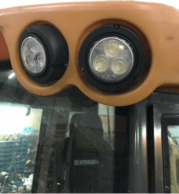 Pièces agricoles - Eclairage - Feu de travail à LED 36W 4000lm, encastré, faisceau large AMP