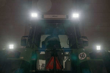 Pièces agricoles - Eclairage - Feu de travail LED 40W 4000lm faisceau large - Connexion Deutsch