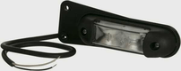 Feu de gabarit LED blanc-rouge, support