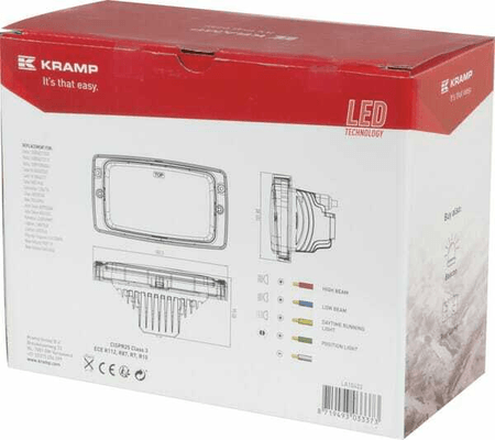 Pièces agricoles - Eclairage - Phare à LED, 24/22 W, Kramp