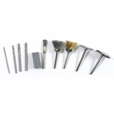 Sds - Pistolets à colle, fixation, lustrage - LOT BROSSES SUR TIGE POUR PROMKIT300