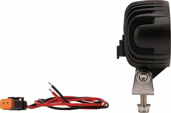Pièces agricoles - Eclairage - Phare de travail LED ovale 24W 1920lm 10-30V, blanc 130x53x78mm prise Deutsch 8 LED Kramp