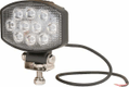Phare de travail LED ovale 15W 1900lm 10/30V, 120x38x80mm faisceau large 10 LED Kramp
