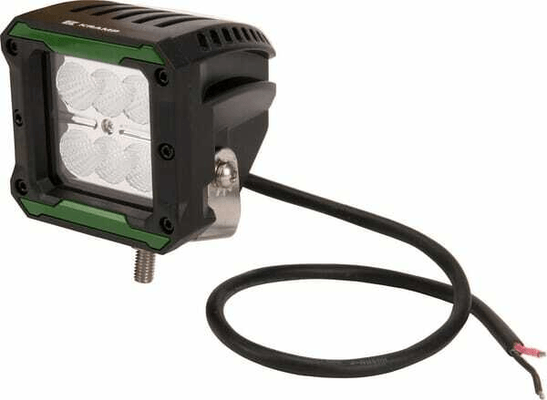 Pièces agricoles - Eclairage - Phare de travail LED carré 18W 1620lm 10-30V, 81x76x78mm, faisceau large, Kramp