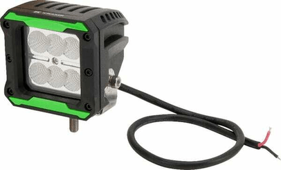 Pièces agricoles - Eclairage - Phare de travail LED carré 18W 1620lm 10-30V, 81x76x78mm, faisceau large, Kramp