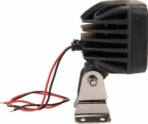 Pièces agricoles - Eclairage - Phare de travail LED carré blanc 24W 1920lm, 10/30V, 105x84x95mm faisceau large prise Deutsch 8 LED Kramp