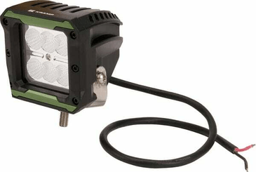 Pièces agricoles - Eclairage - Phare de travail LED carré 18W 1620lm 10-30V, 81x76x78mm, faisceau large, Kramp