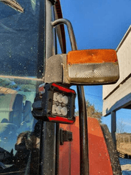 Pièces agricoles - Eclairage - Phare de travail LED carré 18W 1620lm 10-30V, 81x76x78mm, faisceau large, Kramp