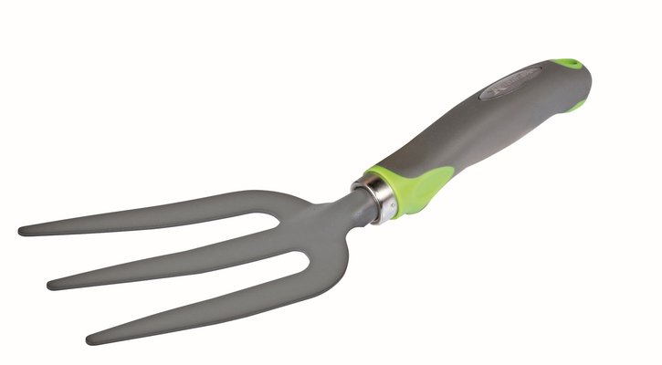 Outils de jardinage - Outils à mains - FOURCHE A FLEURS 3 DENTS POIGNEE BI-MATIERE