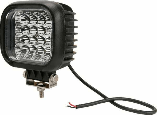 Pièces agricoles - Eclairage - Phare de travail LED carré 48W 4000lm, 10-30V, 123x81x123mm, très longue portée, Kramp