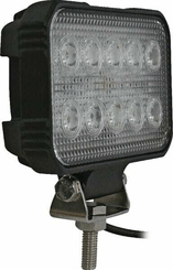 Pièces agricoles - Eclairage - Phare de travail LED rectangulaire 15W 1900lm, 10/30V, 150x37x100mm faisceau large 10 LED Kramp