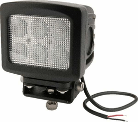 Pièces agricoles - Eclairage - Phare de travail LED carré 60W 5400lm, 10/30V, 135x124mm, faisceau large, 6 LED Kramp