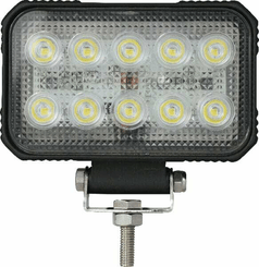 Pièces agricoles - Eclairage - Phare de travail LED rectangulaire 15W 1900lm, 10/30V, 150x37x100mm faisceau large 10 LED Kramp