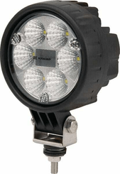 Pièces agricoles - Eclairage - Phare de travail LED rond 24W 1500lm, 10/30V, Ø 117mm faisceau large prise Deutsch 6 LED Kramp