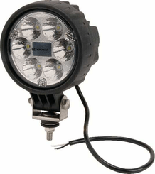 Pièces agricoles - Eclairage - Phare de travail LED rond 29W 2500lm, 10/30V, Ø 117mm,très longue portée 6 LED Kramp