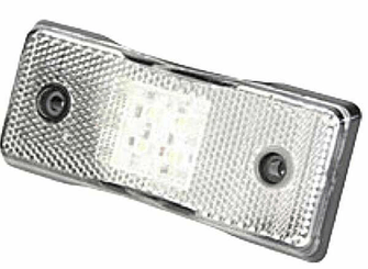 Pièces agricoles - Eclairage - Feu de gabarit LED rectangle blanc