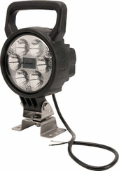 Pièces agricoles - Eclairage - Phare de travail LED rond 25W 2000lm, 10/30V, Ø 117mm très longue portée 6 LED Kramp
