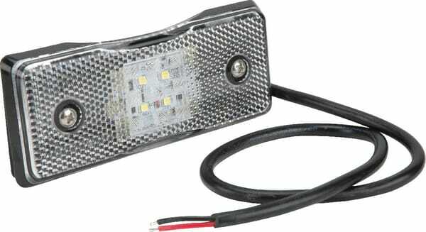 Pièces agricoles - Eclairage - Feu de gabarit LED rectangle blanc