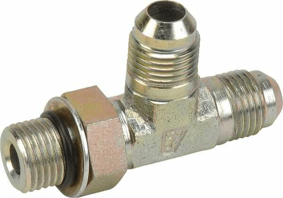 Pièces agricoles - Hydraulique - Raccord T renverse orientable JIC/UNF 7/8