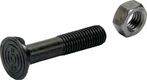 Boulon de charrue & écrou M14x70, 2 Nib Din11014 cl. 8.8