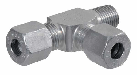 Pièces agricoles - Hydraulique - Té en L 10L-1/4"
