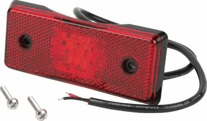 Pièces agricoles - Eclairage - Feu de gabarit LED rectangle rouge