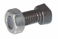 Boulon charrue con. 2 brd. pl. + ecrou