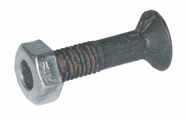 Pièces agricoles - Travail du sol - Boulon de charrue 1erg. M12x45 + ecrou