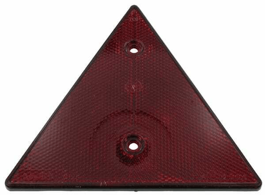 Pièces agricoles - Eclairage - Catadioptre triangle rouge 137x155mm (2)
