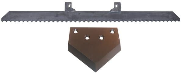Pièces agricoles - Fenaison & élevage - Lame de cisaillement moyenne 200x125x8mm