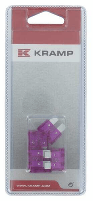 Pièces agricoles - Eclairage - Fusible 3A x 20mm, lame (6)