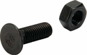 Boulon de charrue & écrou M10x30, 1 Nib DIN604 8.8