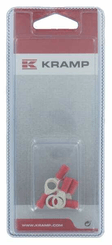 Pièces agricoles - Eclairage - Cosse à anneau rouge Ø6mm - 0,5-1,0mm² (6)