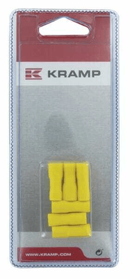 Pièces agricoles - Eclairage - Cosse plate femelle, jaune 6,3x0,8mm - 4,0-6,0mm² (6)