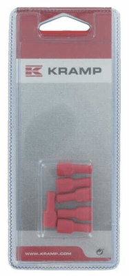 Pièces agricoles - Eclairage - Cosse plate femelle, rouge 6,3x0,8mm - 0,5-1,0mm² (6)