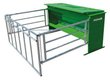 Nourrisseur granulés - trémie 1100 Litres - toit coulissant - parc 6,80 m2