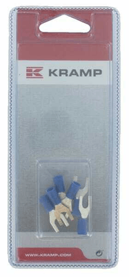 Pièces agricoles - Eclairage - Cosse plate bleue 5mm - 1,5-2,5mm² (6)