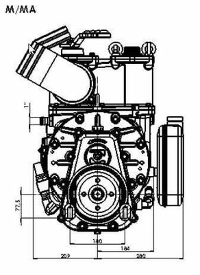 Pièces agricoles - Fertilisation & Lisier - Pompe à vide à entraînement hydraulique 15270 l/min avec lubrification automatique et ballast Battioni Pagani