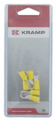 Pièces agricoles - Eclairage - Cosse à anneau, jaune Ø6mm - 4,0-6,0mm² (6)