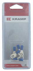 Pièces agricoles - Eclairage - Cosse à anneau bleue Ø6mm - 1,5-2,5mm² (6)