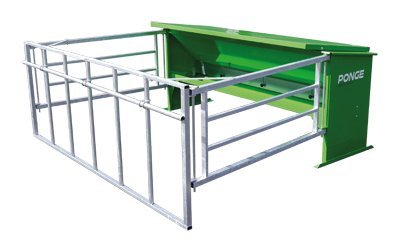 Materiels - Nourrisseur - Nourrisseur granulés - trémie 1300 Litres - toit vérin gaz - parc 6,80 m2