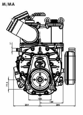 Pièces agricoles - Fertilisation & Lisier - Pompe à vide à entraînement direct 15270 l/min avec lubrification automatique et ballast Battioni Pagani