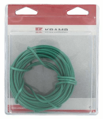 Pièces agricoles - Eclairage - Câble électrique vert 1 x 1,5mm², 10m (1)