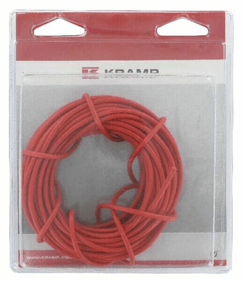 Pièces agricoles - Eclairage - Câble électrique rouge 1 x 1,5mm², 10m (1)