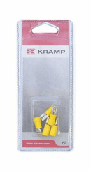 Pièces agricoles - Eclairage - Cosse plate femelle, jaune 6,3x0,8mm - 4,0-6,0mm² (5)
