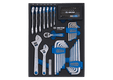 Module mousse +PP 90 pièces embouts et clés mâles et mixtes