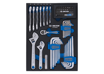 Outils - Outils divers - Module mousse +PP 90 pièces embouts et clés mâles et mixtes
